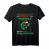Angler Fisch Ugly Christmas Sweater - Lustiges Weihnachts-T-Shirt mit Merry Fishmas für Weihnachten & Partys
