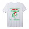 Angler Fisch Ugly Christmas Sweater - Lustiges Weihnachts-T-Shirt mit Merry Fishmas für Weihnachten & Partys