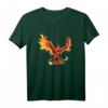 Phönix aus der Asche Motiv T-Shirt – Mythologisches Fabelwesen mit Feuervogel Design, klassisch geschnitten