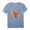 Phönix aus der Asche Motiv T-Shirt – Mythologisches Fabelwesen mit Feuervogel Design, klassisch geschnitten