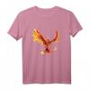 Phönix aus der Asche Motiv T-Shirt – Mythologisches Fabelwesen mit Feuervogel Design, klassisch geschnitten