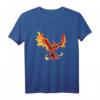 Phönix aus der Asche Motiv T-Shirt – Mythologisches Fabelwesen mit Feuervogel Design, klassisch geschnitten