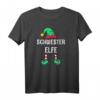 Schwester Elfe Partnerlook Familien Outfit Weihnachten T-Shirt – Lustiges festliches Weihnachtsoutfit für Familie und Freunde