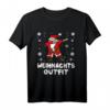 Lustiges Weihnachtsoutfit T-Shirt mit Weihnachtsmann Design – Perfekt für Heiligabend, Weihnachtsfeiern und als Geschenk für Kinder, Mädchen und Familie