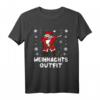 Lustiges Weihnachtsoutfit T-Shirt mit Weihnachtsmann Design – Perfekt für Heiligabend, Weihnachtsfeiern und als Geschenk für Kinder, Mädchen und Familie
