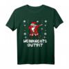 Lustiges Weihnachtsoutfit T-Shirt mit Weihnachtsmann Design – Perfekt für Heiligabend, Weihnachtsfeiern und als Geschenk für Kinder, Mädchen und Familie