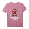 Lustiges Weihnachtsoutfit T-Shirt mit Weihnachtsmann Design – Perfekt für Heiligabend, Weihnachtsfeiern und als Geschenk für Kinder, Mädchen und Familie