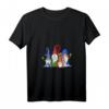 Damen Weihnachts T-Shirt mit Wichtel Motiv - Festliches Xmas Xmas Christmas Wichtel Design mit V-Ausschnitt für Familienfeiern und Geschenke