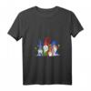 Damen Weihnachts T-Shirt mit Wichtel Motiv - Festliches Xmas Xmas Christmas Wichtel Design mit V-Ausschnitt für Familienfeiern und Geschenke