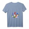 Damen Weihnachts T-Shirt mit Wichtel Motiv - Festliches Xmas Xmas Christmas Wichtel Design mit V-Ausschnitt für Familienfeiern und Geschenke