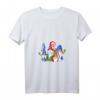 Damen Weihnachts T-Shirt mit Wichtel Motiv - Festliches Xmas Xmas Christmas Wichtel Design mit V-Ausschnitt für Familienfeiern und Geschenke