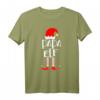 Papa Elfe Weihnachts Outfit Grün Partnerlook - Lustiges Familien T-Shirt für Weihnachten, ideal als Alternative zu Weihnachtspullovern