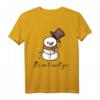 Lustiges Weihnachts-Schneemann Eis Geschenk T-Shirt – Humorvolles Festshirt für Weihnachten, Mottoparty & Weihnachtsfeier