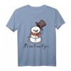 Lustiges Weihnachts-Schneemann Eis Geschenk T-Shirt – Humorvolles Festshirt für Weihnachten, Mottoparty & Weihnachtsfeier