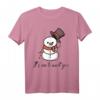 Lustiges Weihnachts-Schneemann Eis Geschenk T-Shirt – Humorvolles Festshirt für Weihnachten, Mottoparty & Weihnachtsfeier