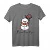 Lustiges Weihnachts-Schneemann Eis Geschenk T-Shirt – Humorvolles Festshirt für Weihnachten, Mottoparty & Weihnachtsfeier