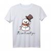 Lustiges Weihnachts-Schneemann Eis Geschenk T-Shirt – Humorvolles Festshirt für Weihnachten, Mottoparty & Weihnachtsfeier