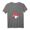 Süßes Weihnachtswichtel T-Shirt für Damen - Festliches Xmas V-Ausschnitt Shirt für Weihnachten, Familie & Teenager-Geschenke