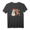 Lustiges Dabbing Schneemann und Rentier Weihnachts-T-Shirt - Perfekt als Geschenk zu Weihnachten und Geburtstagsidee