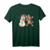 Lustiges Dabbing Schneemann und Rentier Weihnachts-T-Shirt - Perfekt als Geschenk zu Weihnachten und Geburtstagsidee