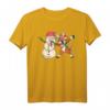 Lustiges Dabbing Schneemann und Rentier Weihnachts-T-Shirt - Perfekt als Geschenk zu Weihnachten und Geburtstagsidee