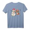 Lustiges Dabbing Schneemann und Rentier Weihnachts-T-Shirt - Perfekt als Geschenk zu Weihnachten und Geburtstagsidee
