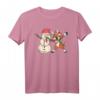 Lustiges Dabbing Schneemann und Rentier Weihnachts-T-Shirt - Perfekt als Geschenk zu Weihnachten und Geburtstagsidee