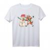 Lustiges Dabbing Schneemann und Rentier Weihnachts-T-Shirt - Perfekt als Geschenk zu Weihnachten und Geburtstagsidee
