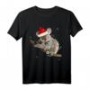 Lustige Weihnachtskleidung: Koala Faultier mit Lichterkette T-Shirt – Perfekt für Familie, Kinder und Faultier- & Koala-Enthusiasten