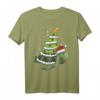 Weihnachtsbaum und Schildkröte Weihnachtsmütze T-Shirt – Süßes Weihnachtsgeschenk für Tierliebhaber und festliche Anlässe