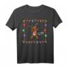 Lustiges Dabbing Rentier Rudolf Familienshirt zu Weihnachten - Fröhliches Weihnachtsmotiv mit Weihnachtskugeln & Gruß