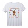 Lustiges Dabbing Rentier Rudolf Familienshirt zu Weihnachten - Fröhliches Weihnachtsmotiv mit Weihnachtskugeln & Gruß