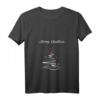 Damen Merry Christmas Weihnachten T-Shirt mit V-Ausschnitt – Perfekt für Weihnachtsfeier, Heiligabend & als festliches Geschenk
