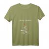 Damen Merry Christmas Weihnachten T-Shirt mit V-Ausschnitt – Perfekt für Weihnachtsfeier, Heiligabend & als festliches Geschenk