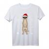 Lustiges Erdmännchen Weihnachten Motiv T-Shirt für Männer, Frauen & Kinder – Perfektes Geschenk für Zoo- und Tierliebhaber mit Santa Mütze
