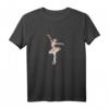 Ballett Ballerina Ballett Tänzerin Blumen T-Shirt - Perfekte Geschenkidee für Ballerinas zu Weihnachten und Geburtstag