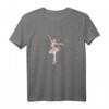 Ballett Ballerina Ballett Tänzerin Blumen T-Shirt - Perfekte Geschenkidee für Ballerinas zu Weihnachten und Geburtstag