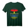 Deutsch gewachsene ukrainische Wurzeln Ukraine T-Shirt – Patriotisches Geschenk für Deutsche mit osteuropäischem Blut, perfekt für Geburtstag, Jahrestag & Weihnachten