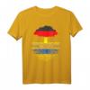 Deutsch gewachsene ukrainische Wurzeln Ukraine T-Shirt – Patriotisches Geschenk für Deutsche mit osteuropäischem Blut, perfekt für Geburtstag, Jahrestag & Weihnachten