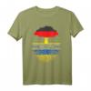 Deutsch gewachsene ukrainische Wurzeln Ukraine T-Shirt – Patriotisches Geschenk für Deutsche mit osteuropäischem Blut, perfekt für Geburtstag, Jahrestag & Weihnachten