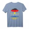 Deutsch gewachsene ukrainische Wurzeln Ukraine T-Shirt – Patriotisches Geschenk für Deutsche mit osteuropäischem Blut, perfekt für Geburtstag, Jahrestag & Weihnachten