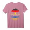 Deutsch gewachsene ukrainische Wurzeln Ukraine T-Shirt – Patriotisches Geschenk für Deutsche mit osteuropäischem Blut, perfekt für Geburtstag, Jahrestag & Weihnachten