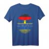 Deutsch gewachsene ukrainische Wurzeln Ukraine T-Shirt – Patriotisches Geschenk für Deutsche mit osteuropäischem Blut, perfekt für Geburtstag, Jahrestag & Weihnachten