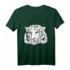Elegantes Weißer Tiger Kopf T-Shirt mit blauen Augen – Perfektes Geschenk für Tierliebhaber, Zoo-Fans & Kinder zu Weihnachten, Ostern oder Geburtstag