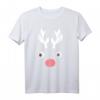 Familie Partnerlook Reindeer Face Weihnachtsoutfit - Lustiges Rentier T-Shirt für Damen & Herren, Perfekt für Weihnachten & Weihnachtsfeiern
