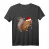 Eichhörnchen Santa Süßes Schlafshirt - Lustiges Weihnachts-T-Shirt für Damen, Kinder & Tierliebhaber, perfektes Geschenk für Weihnachten 2022