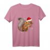 Eichhörnchen Santa Süßes Schlafshirt - Lustiges Weihnachts-T-Shirt für Damen, Kinder & Tierliebhaber, perfektes Geschenk für Weihnachten 2022