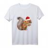 Eichhörnchen Santa Süßes Schlafshirt - Lustiges Weihnachts-T-Shirt für Damen, Kinder & Tierliebhaber, perfektes Geschenk für Weihnachten 2022