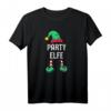 Party Elfe Partnerlook Familien Outfit für Frauen - Lustiges Weihnachts T-Shirt für Festliche Anlässe & Geschenke