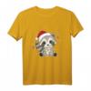 Waschbär Weihnachten mit Lichterkette - Lustiges Tiermotiv T-Shirt für Kinder und Tierliebhaber zu Weihnachten & Weihnachten in Juli